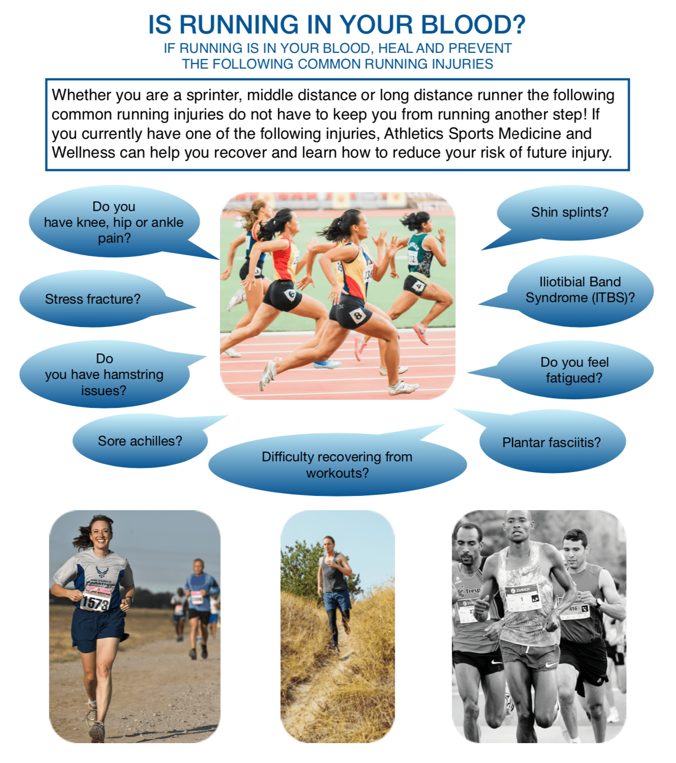 Athletics Sports Medicine Runners